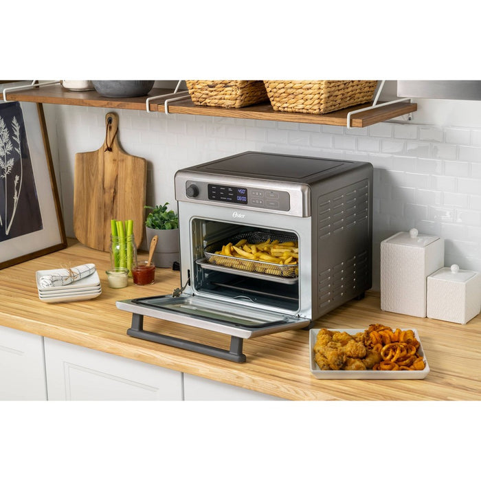 Oster Digital 9-Function Countertop Air Fryer Oven with RapidCrisp – Stainless Steel (LOCAL PICKUP ONLY)