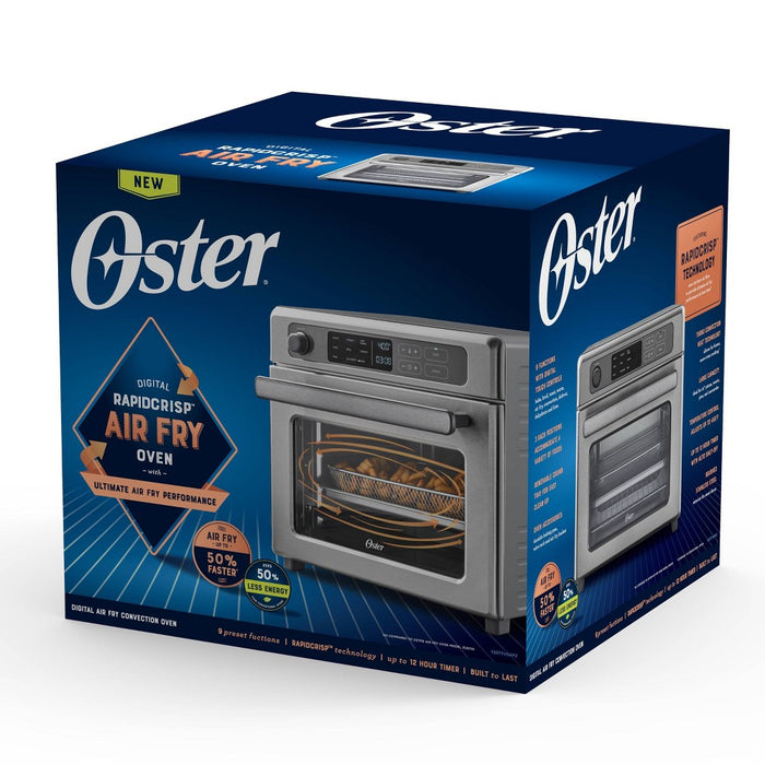 Oster Digital 9-Function Countertop Air Fryer Oven with RapidCrisp – Stainless Steel (LOCAL PICKUP ONLY)