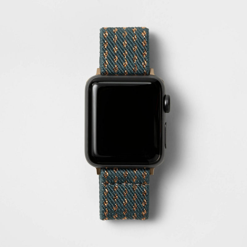 Apple Watch Knit Band 42/44 MM - heyday™ Night Gray/Gold Dots