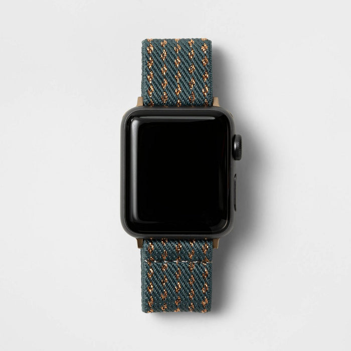 Apple Watch Knit Band 42/44 MM - heyday™ Night Gray/Gold Dots