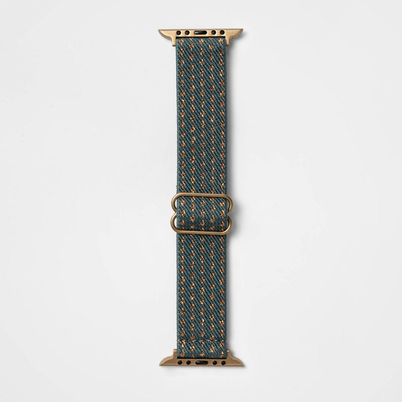 Apple Watch Knit Band 42/44 MM - heyday™ Night Gray/Gold Dots