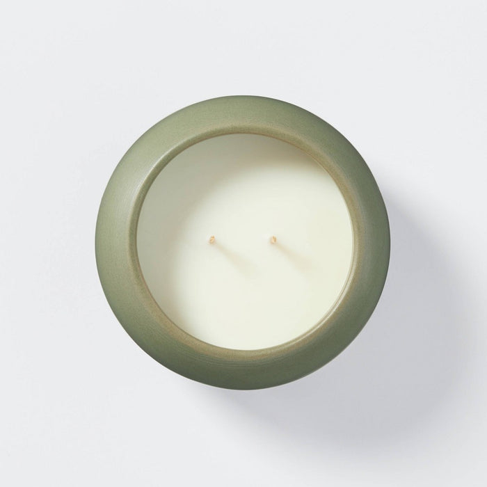 12.5oz Ceramic Sphere Jar Bergamot and Peppercorn Candle - Threshold™ designed with Studio McGee