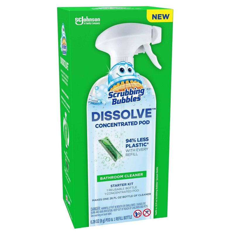 Scrubbing Bubbles Dissolve Pods Bathroom Cleaner Starter Kit - 0.28 fl oz/2pk