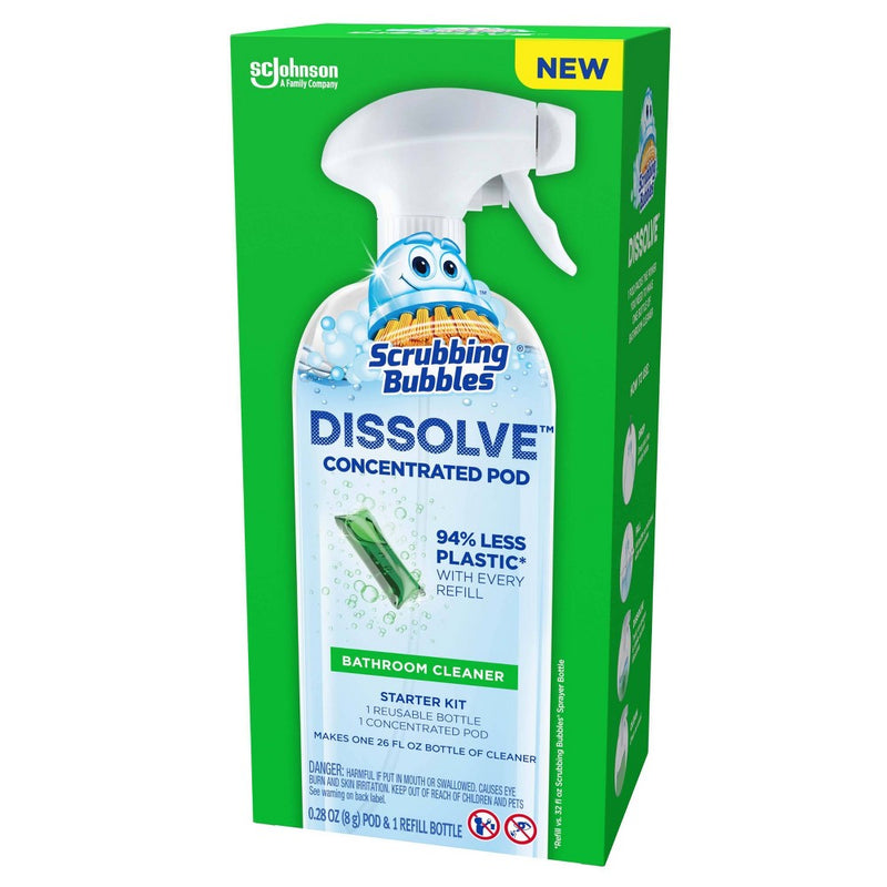 Scrubbing Bubbles Dissolve Pods Bathroom Cleaner Starter Kit - 0.28 fl oz/2pk