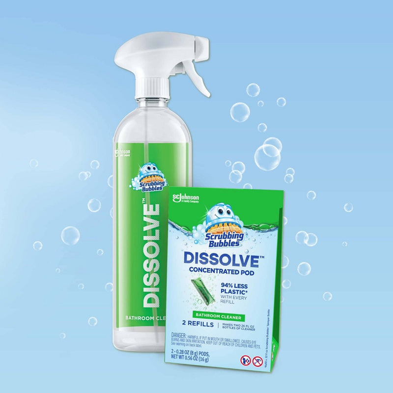 Scrubbing Bubbles Dissolve Pods Bathroom Cleaner Starter Kit - 0.28 fl oz/2pk