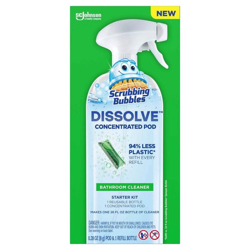 Scrubbing Bubbles Dissolve Pods Bathroom Cleaner Starter Kit - 0.28 fl oz/2pk