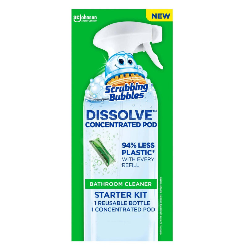 Scrubbing Bubbles Dissolve Pods Bathroom Cleaner Starter Kit - 0.28 fl oz/2pk