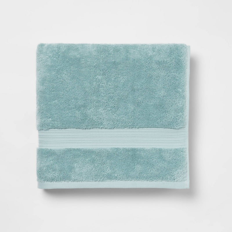 Antimicrobial Bath Towel Aqua - Threshold™