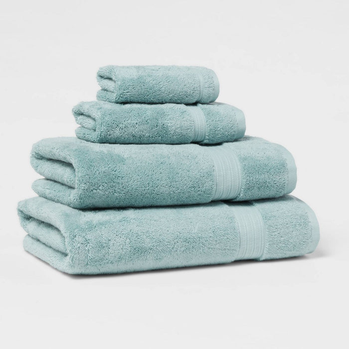 Antimicrobial Bath Towel Aqua - Threshold™