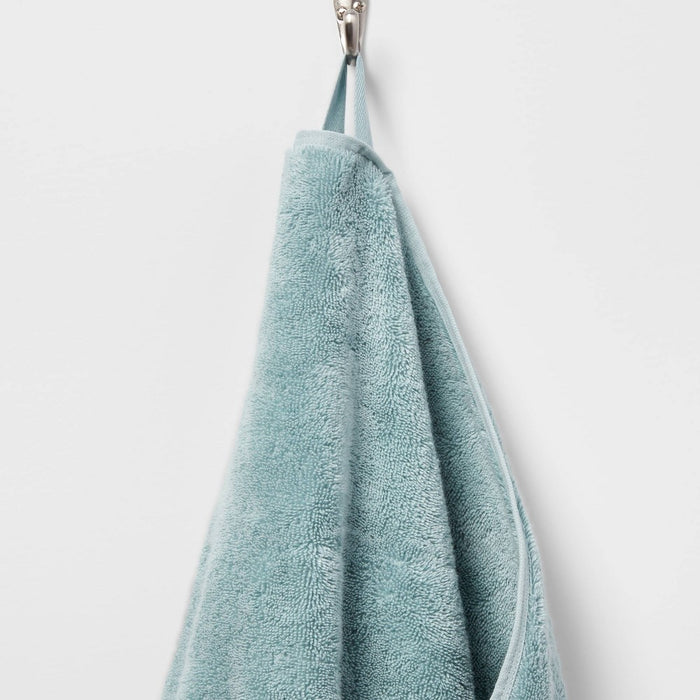 Antimicrobial Bath Towel Aqua - Threshold™