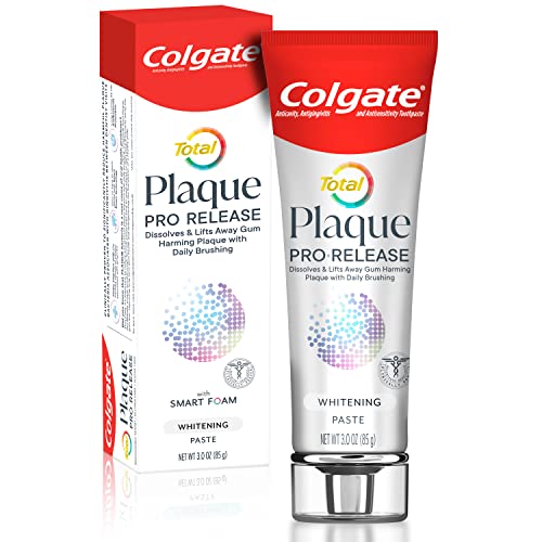Colgate Total Plaque Pro-Release Whitening Toothpaste - 3oz