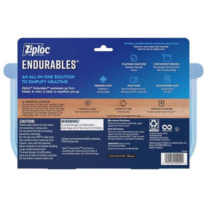 Ziploc Endurables Pouch - Large – 1ct/64 fl oz