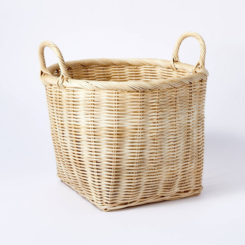 Medium Rattan Basket with Handles - Threshold™ designed with Studio McGee (LOCAL PICKUP ONLY)