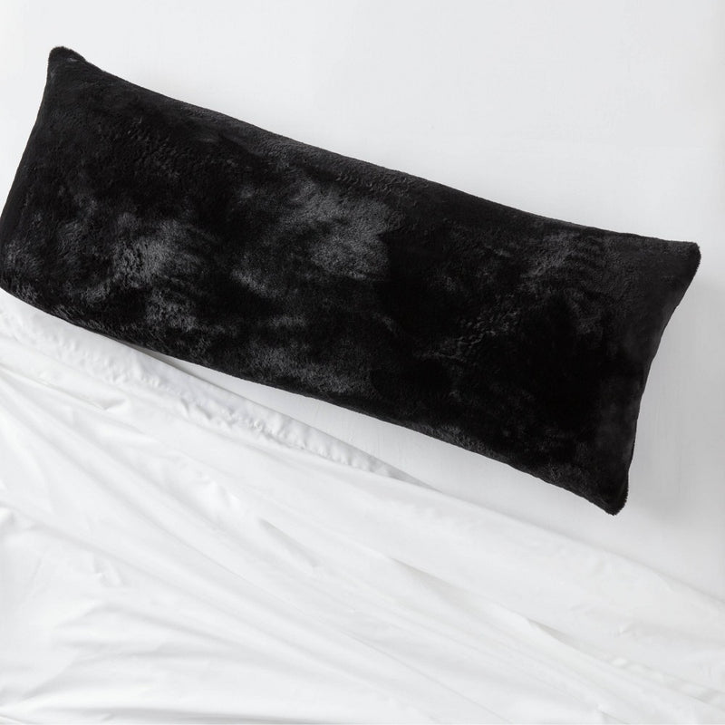 Plush Body Pillow Cover Black - Room Essentials™6