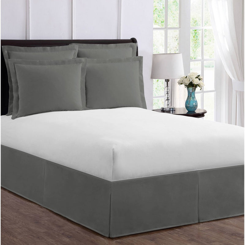 Full Tailored Bedskirt Gray - Magic Skirt