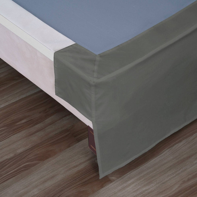 Full Tailored Bedskirt Gray - Magic Skirt