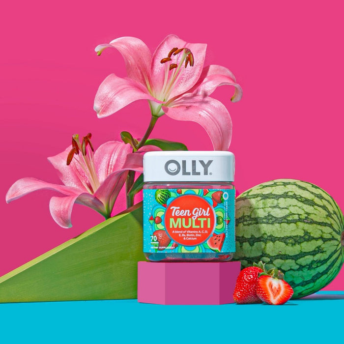 Olly Teen Girl Multivitamin Gummies - Berry Melon - 70ct6