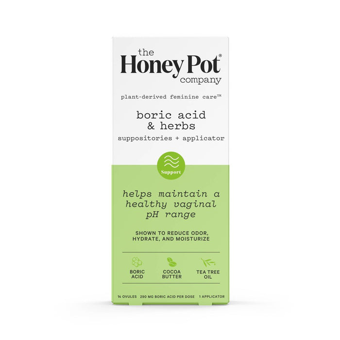 The Honey Pot Herbal 7 Day Suppositories - 14ct