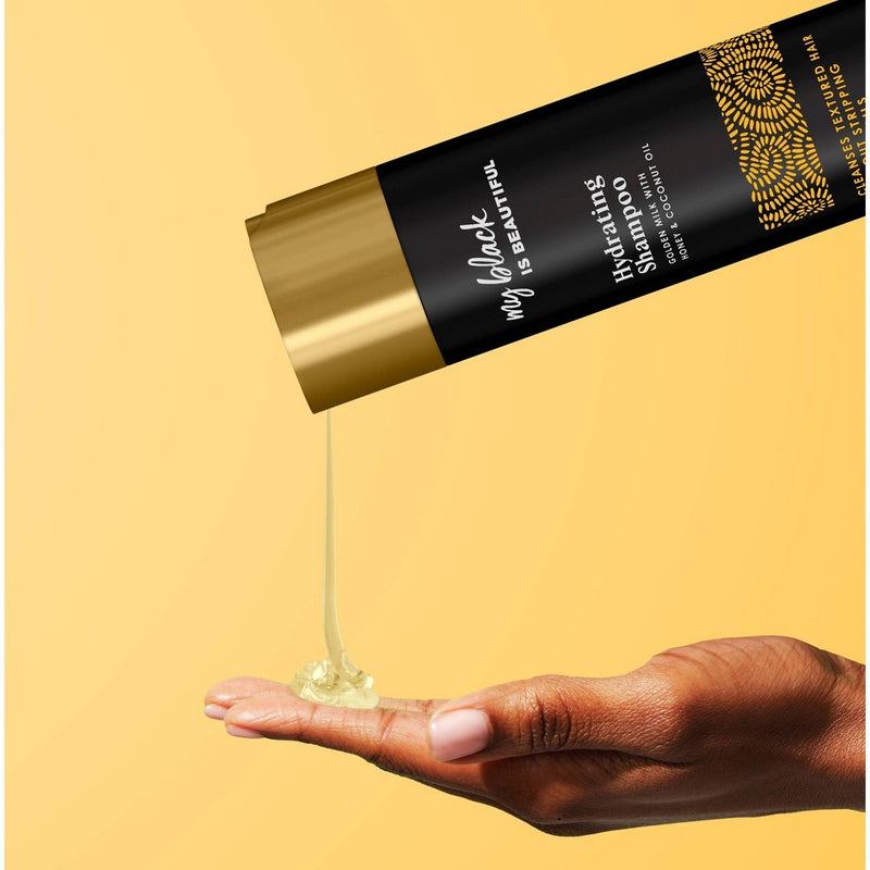 My Black is Beautiful Sulfate-Free Hydrating Shampoo with Golden Milk for Curly Hair - 9.6 fl oz