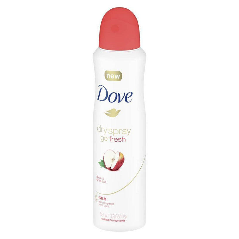 Dove Beauty Advanced Care Apple & White Tea 48-Hour Antiperspirant & Deodorant Dry Spray - 3.8oz