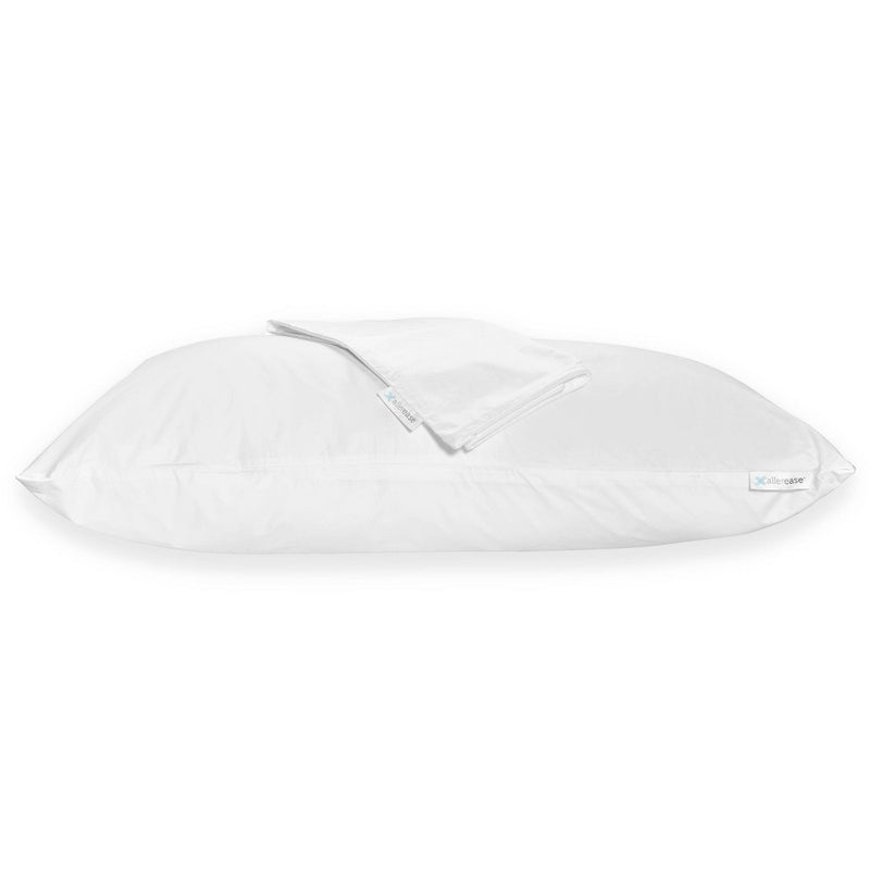 Standard/Queen Ultimate Comfort Breathable Pillow Protector-White - AllerEase