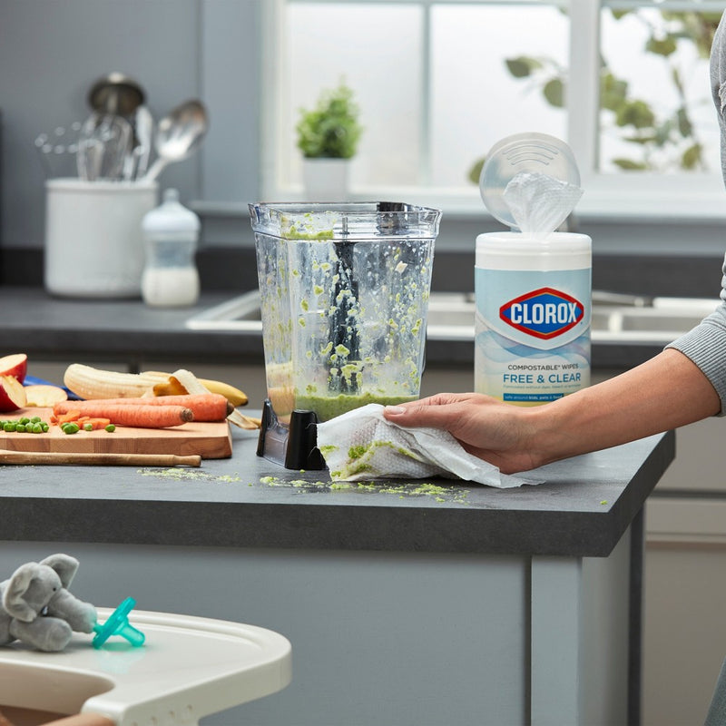 Clorox Free & Clear Wipes - Lemon - 75ct