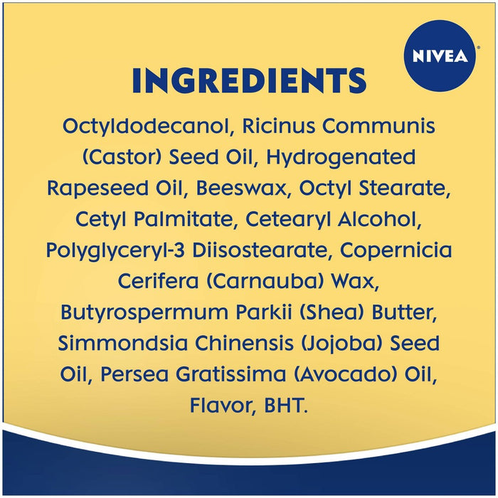 Nivea Moisturizing Lip Balm - 0.34oz/2pk