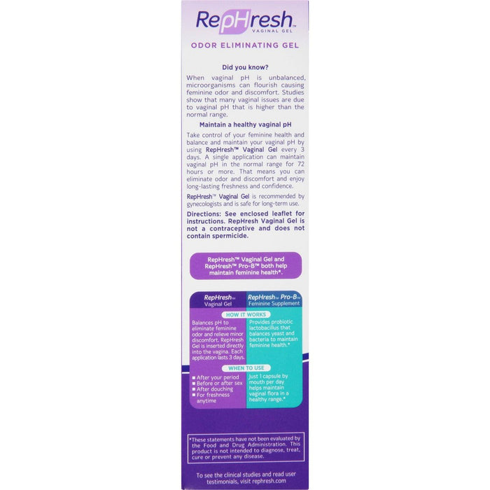RepHresh Odor Eliminating pH Balancing Gel - 0.07oz
