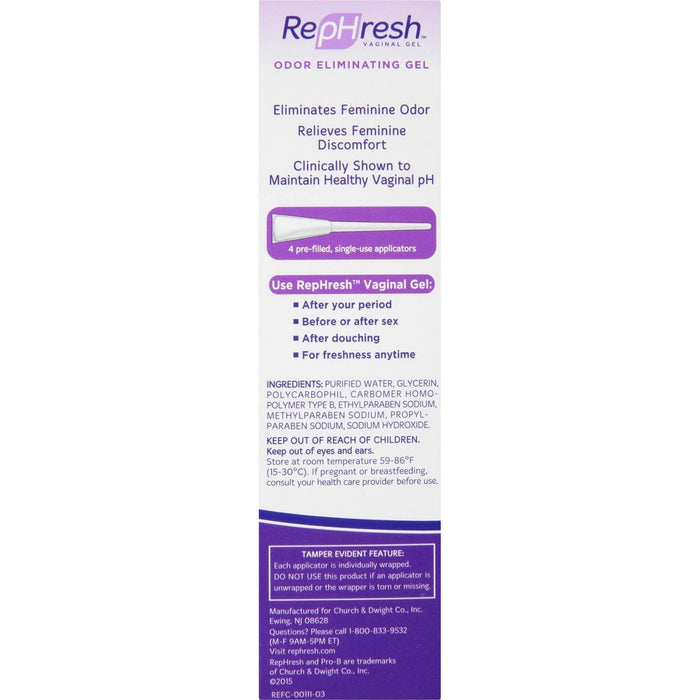 RepHresh Odor Eliminating pH Balancing Gel - 0.07oz