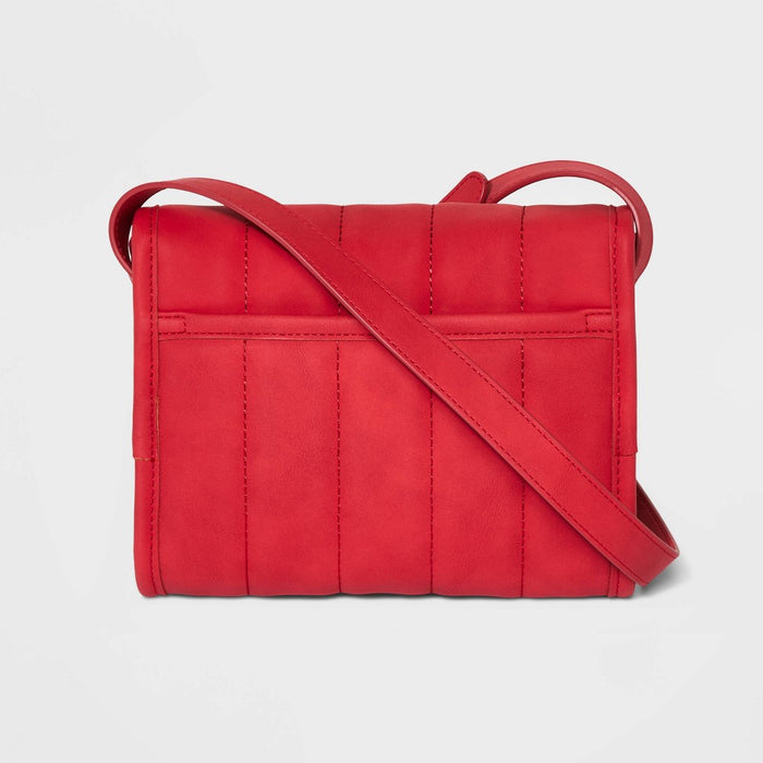 Buckle Flap Crossbody Bag - Universal Thread™ Red