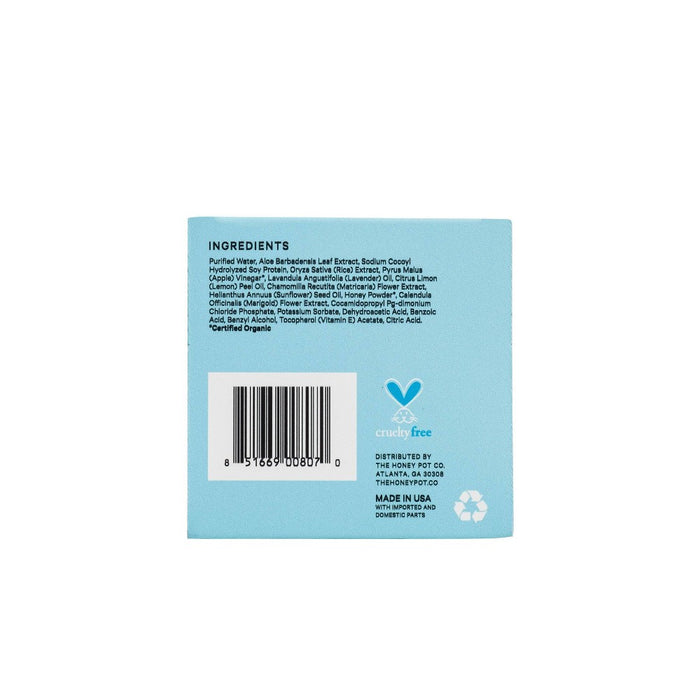 The Honey Pot Sensitive Intimate Wipes - Travel Size - 15ct