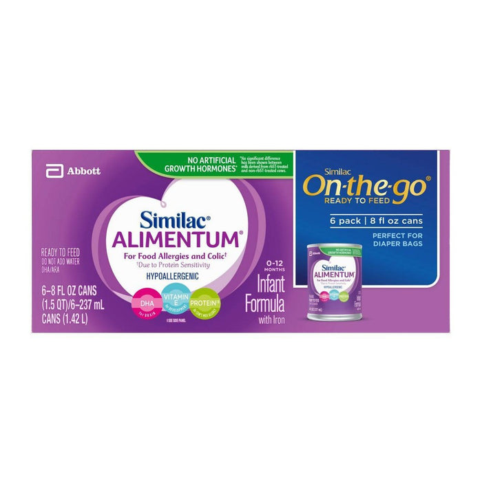 Similac Alimentum Ready to Drink Infant Formula Bottle - 8 fl oz Each/6ct-