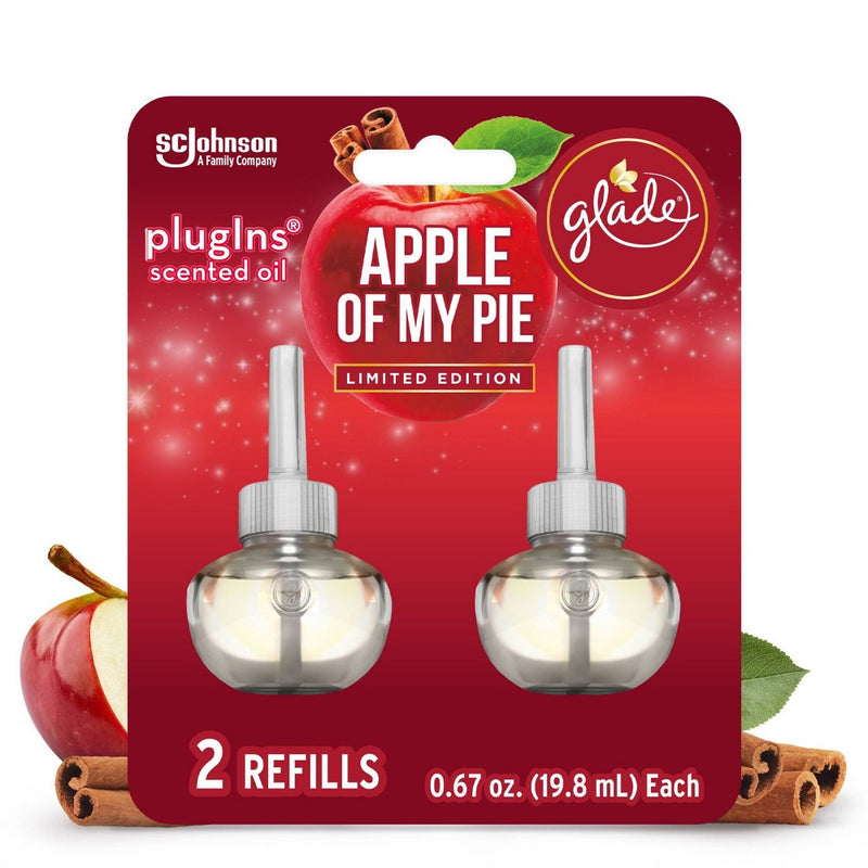 Glade PlugIns Scented Oil Air Freshener Refills - Apple of My Pie - 1.34oz/2ct