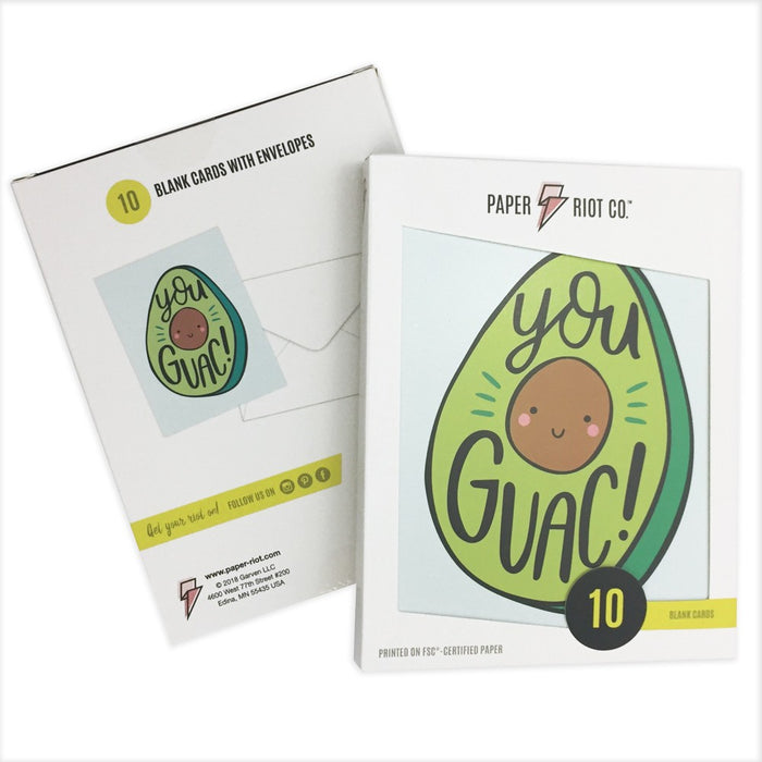 Paper Riot Co. 10ct You Guac Boxed Cards