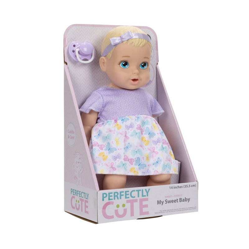 Perfectly Cute Basic Girl 14" Baby Doll - Blonde Hair Blue Eyes
