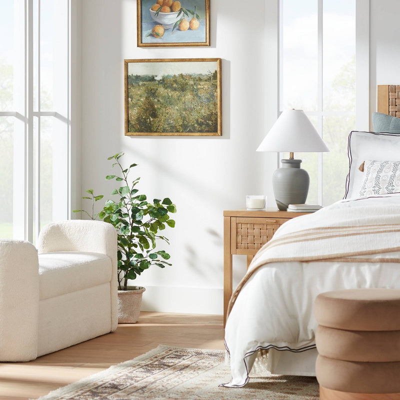 24" x 18" Landscape Study Framed Wall Canvas Antique Gold - Threshold™ designed with Studio McGee (LOCAL PICKUP ONLY)