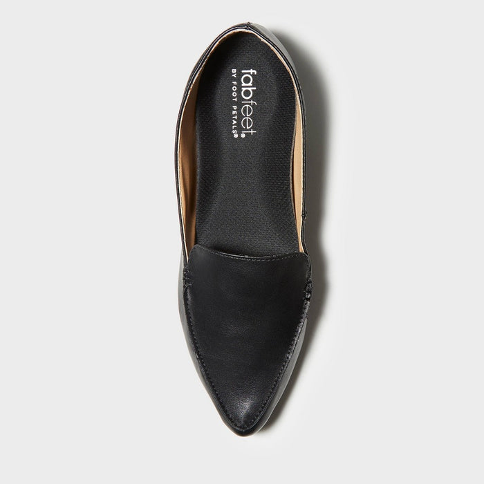 Fab Feet Women's by Foot Petals Flat Shoe Cushion Insoles Black One Size - Size (6-10)