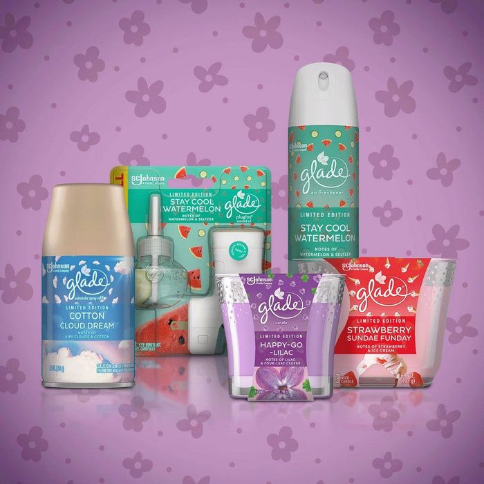 Glade PlugIns Scented Oil Air Freshener Refills - Happy-Go-Lilac - 1.34oz/2ct