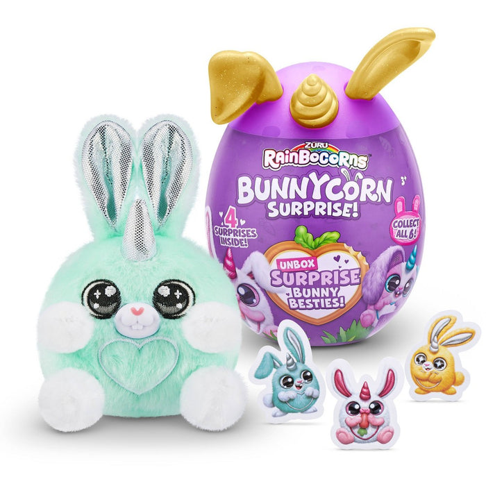Rainbocorns Bunnycorn Surprise Series 1 Collectible Plush Stuffed Animal by ZURU
