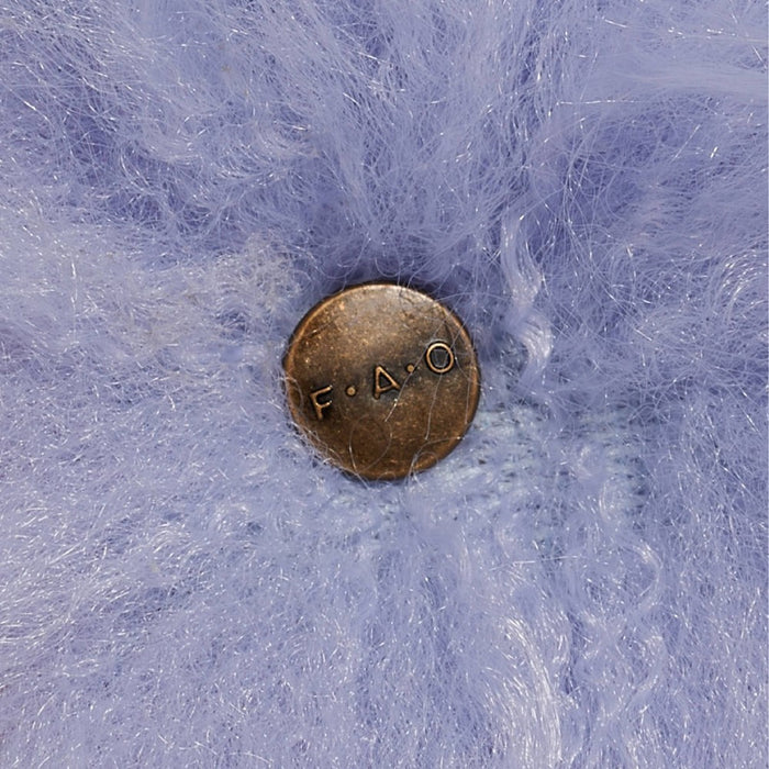 FAO Schwarz 6" Sparklers Lavender Gold Hedgehog Toy Plush