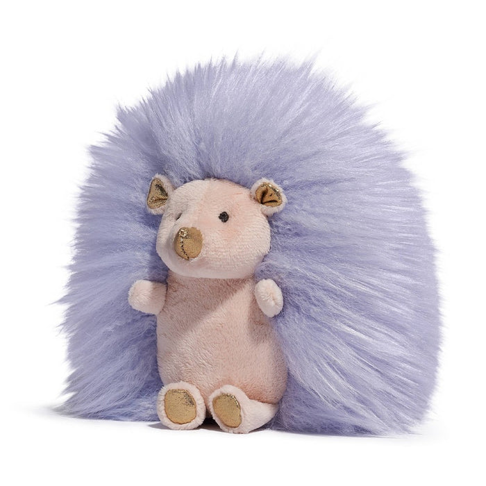 FAO Schwarz 6" Sparklers Lavender Gold Hedgehog Toy Plush