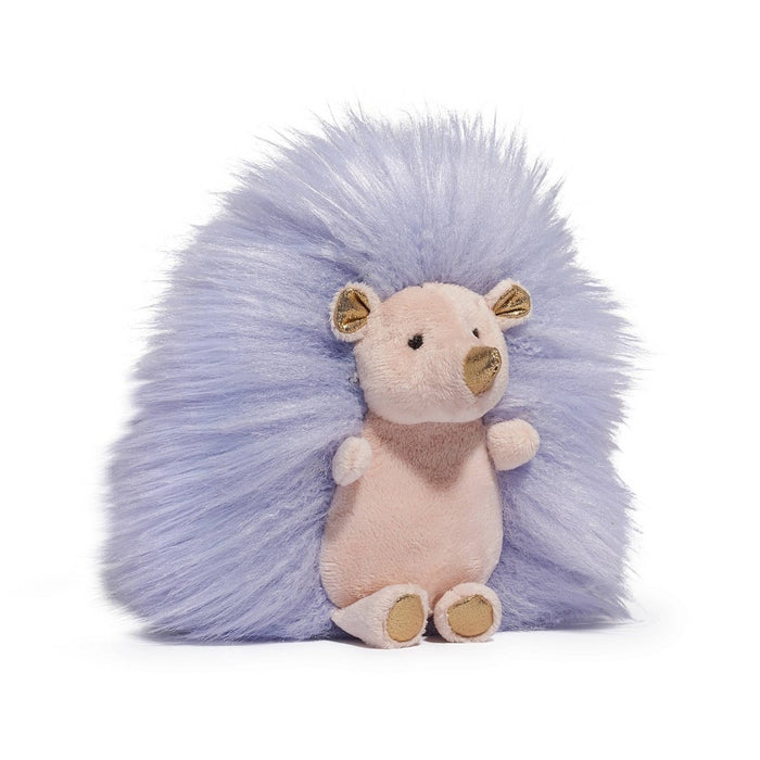 FAO Schwarz 6" Sparklers Lavender Gold Hedgehog Toy Plush
