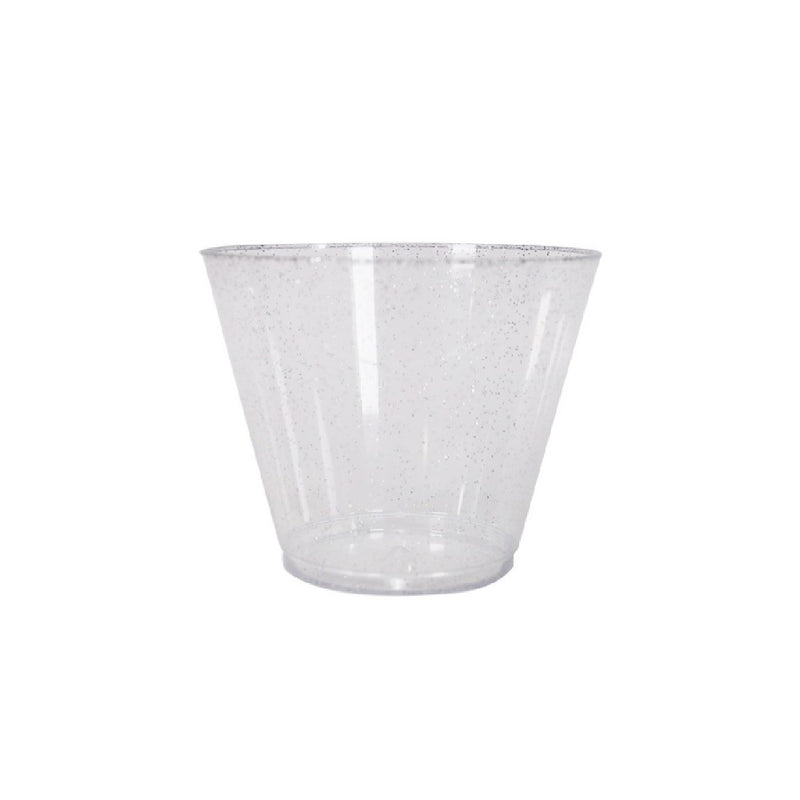 9oz 20ct Stemless Wine Glasses Silver - Spritz™