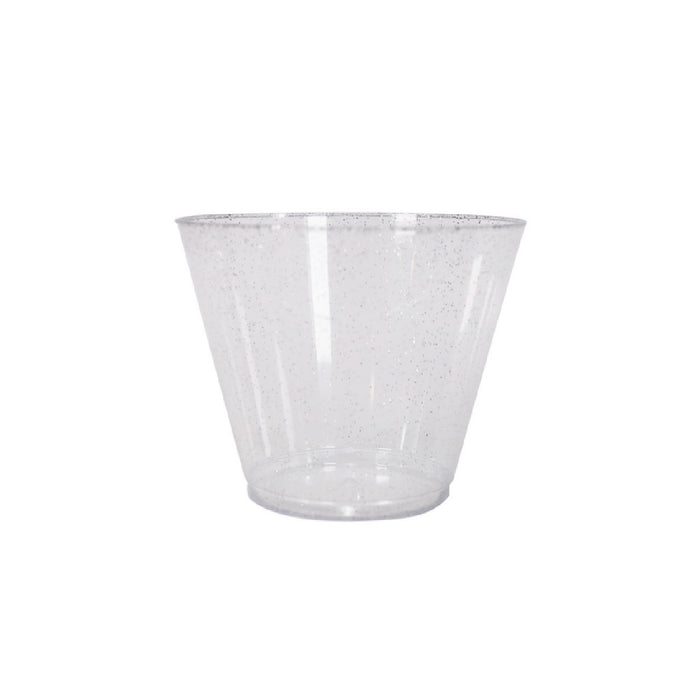 9oz 20ct Stemless Wine Glasses Silver - Spritz™