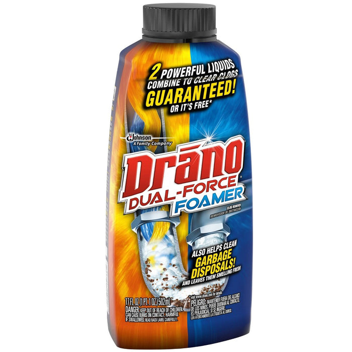 Drano Dual-Force Clog Remover - 17oz