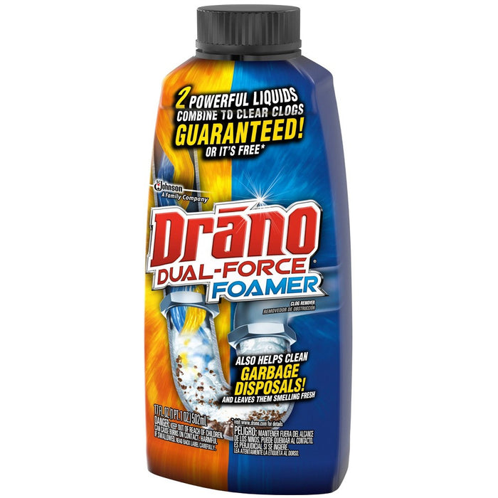Drano Dual-Force Clog Remover - 17oz