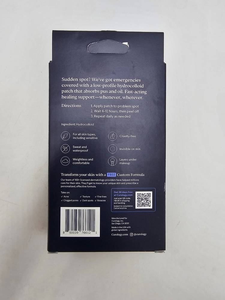 2 PACK!!! Curology Emergency Spot Patches - 40ct