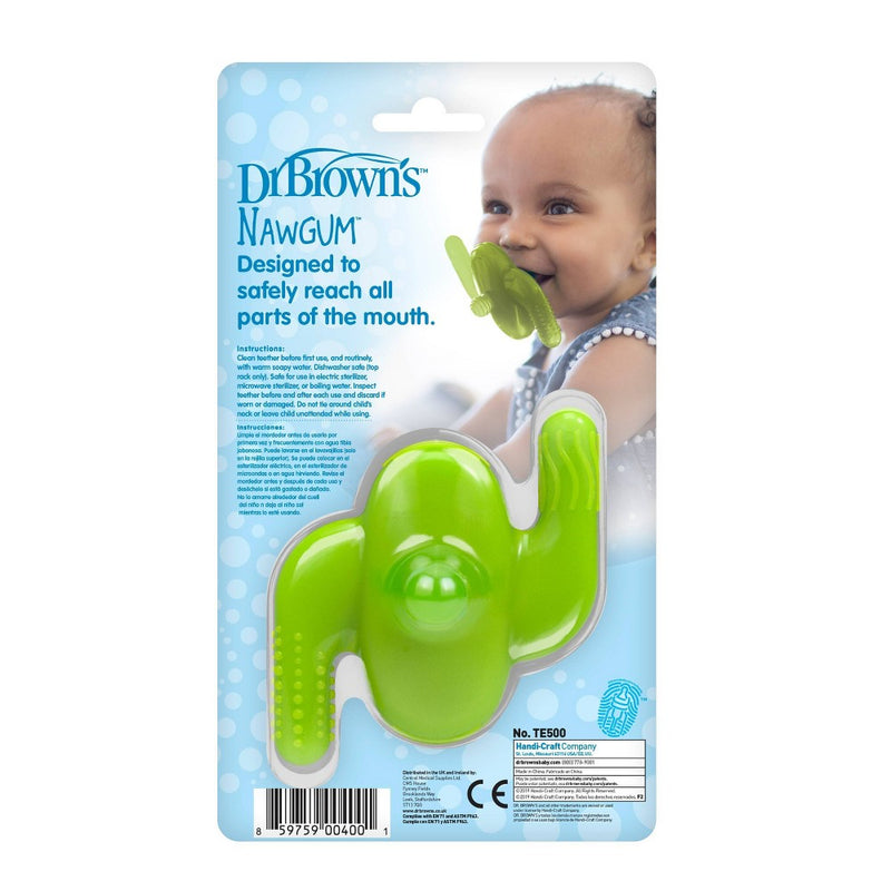 Dr. Brown's Nawgum 3-in-1 Textured Silicone Baby Teether