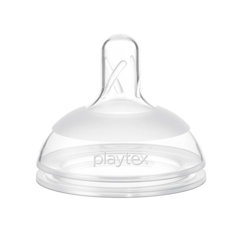 Playtex Baby Naturalatch Silicone Baby Bottle Nipples - Fast Flow - 2pk