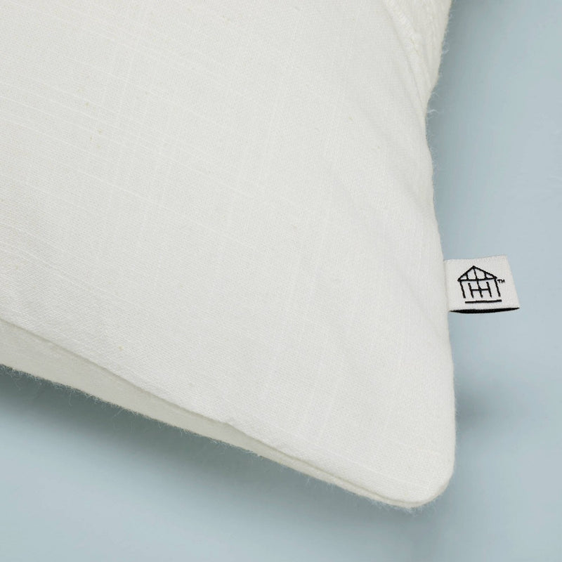 16"x42" Slub Center Stripe Oversized Lumbar Bed Pillow Sour Cream - Hearth & Hand™ with Magnolia (LOCAL PICKUP ONLY)